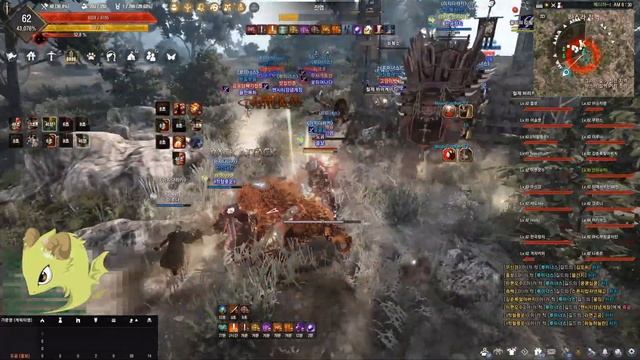 검은사막 자이언트 1단계 거점전31 (BDO Berserker Tier1 Node war) смотреть онлайн