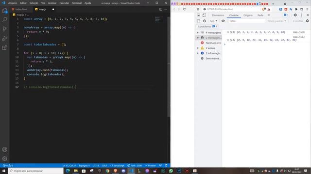 Método Map Javascript | Mini Curso Manipulação de Array #01 смотреть онлайн