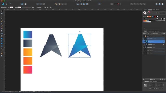 Create a logo in Affinity Designer - Time Lapse смотреть онлайн