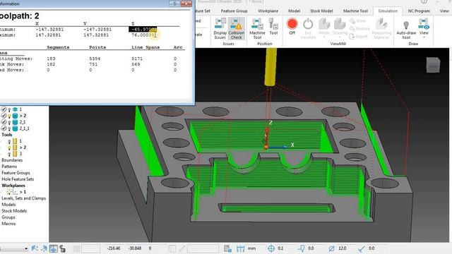 Vmc Programming On Delcam - Autodesk Powermill Constant Z Finishing Part  1