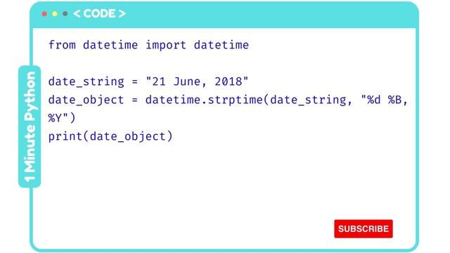 How to Convert String to DateTime in Python смотреть онлайн