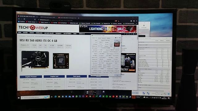 Unboxing Test 3DMark Fire Strike Benchmark MSI Radeon™ RX 560 AERO ITX OC 4GB GDDR5 8JUN22 смотреть онлайн