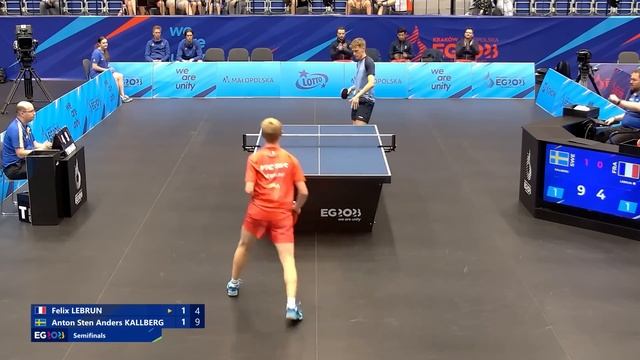 Felix Lebrun Vs Anton Kallberg | MT-SF | European Games 2023
