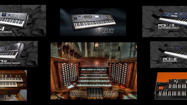 Kurzweil PC3K Forte PC4 K2700 PC3 PC3le church vox and farfisa organ sounds смотреть онлайн