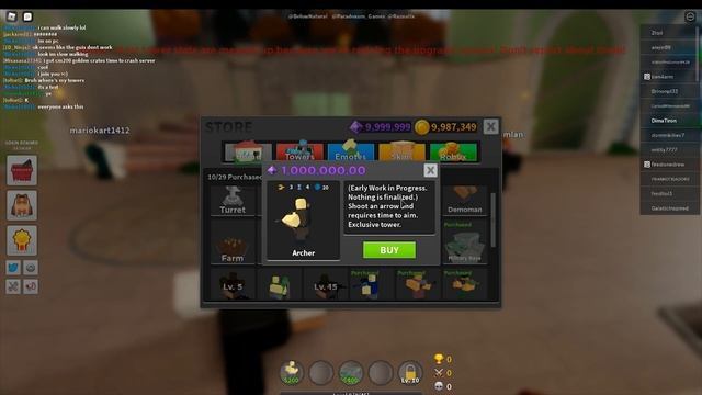 Я БЫЛ НА ТЕСТЕ ХЭЛЛОУИНСКОГО НОВОГО ОБНОВЛЕНИЯ В TOWER DEFENCE SIMULATOR! ВСЁ ВАМ ПОКАЖУ!!! LEAKS смотреть онлайн