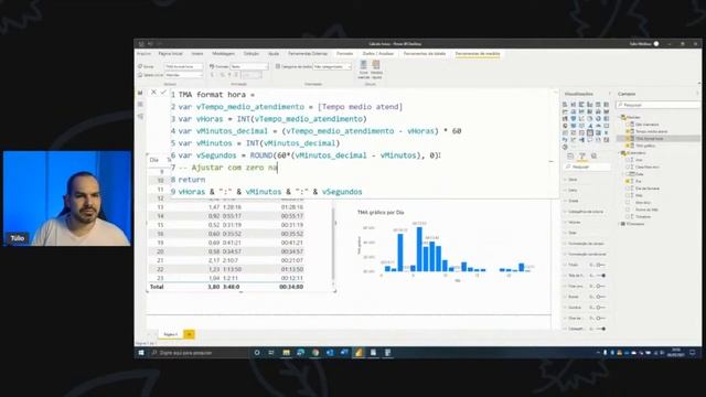 [Power Bi] Como exibir os valores no formato hh:mm:ss em um gráfico смотреть онлайн