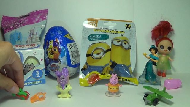 КОТ Pusheen PAW PATROL Миньоны СВИНКА ПЕППА Принцессы Disney Unboxing Kinder смотреть онлайн