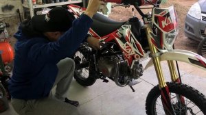 Настройка Kayo. Какое масло лить в питбайк?