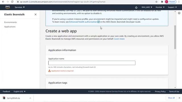 AWS-Spring Boot | Deploy Spring Boot Applications to AWS Elastic Beanstalk смотреть онлайн