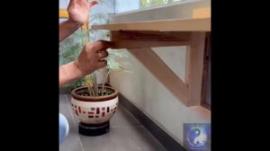 Лайфхак. Откидной столик на балконе. #Shorts