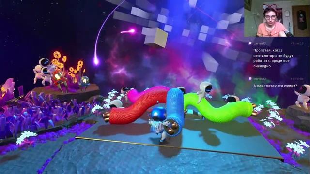 Astro's Playroom прохождение / Игра на (PS5) Стрим RUS