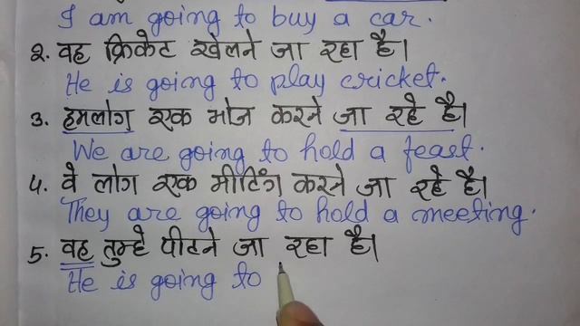 Lesson-67/Present Continuous Tense/Hindi to English Translation/English Speaking Practice смотреть онлайн
