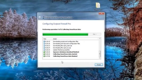 Загрузка, установка и настройка Outpost Firewall PRO Rus