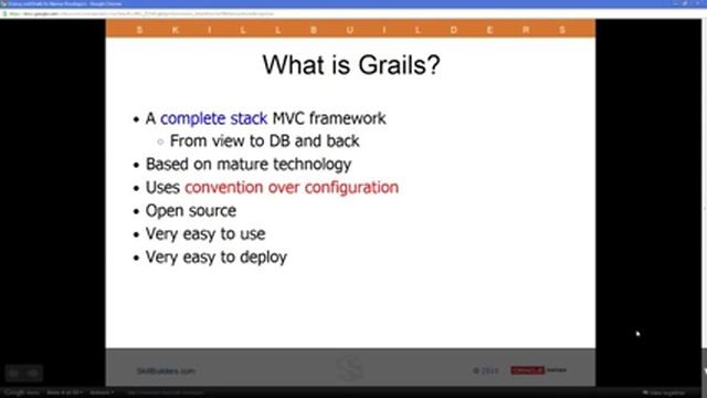Groovy & Grails for Sungard / Ellucian Banner Developers смотреть онлайн