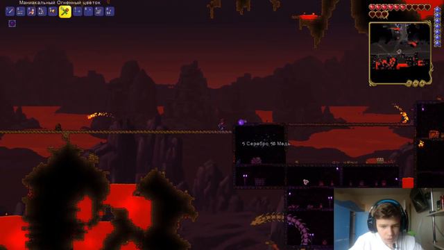 ДОБЫЧА ХАРДМОД РУД!!!-Terraria#8