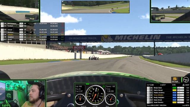 iRacing | I Love and Hate Skippy Racing | Skip Barber | Road Atlanta смотреть онлайн