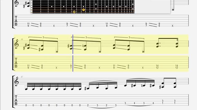 Cannibal Corpse Staring through the Eyes Of The Dead GUITAR 2 TAB смотреть онлайн