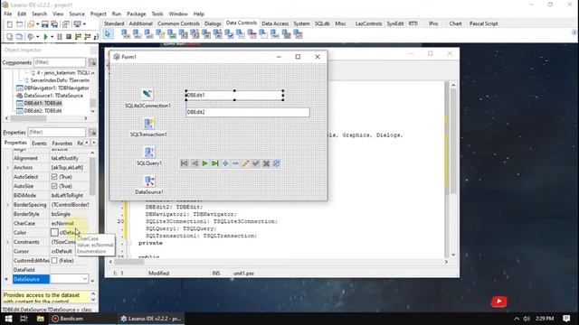 Belajar Pemrograman Lazarus SE 2 Koneksi Database Sqlite смотреть онлайн