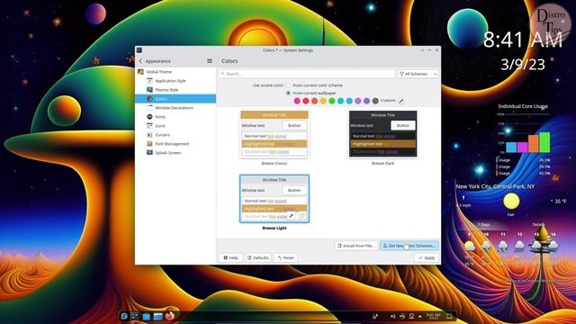 Fedora 38 Customization.Kde plasma Customization.See how easy it is. смотреть онлайн