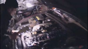 Опель: снятие впускного и выпускного коллектора