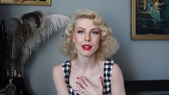 Sponge Roller Set Brush Out l Vintage Hair Tutorial l Basic Things in Retro Style смотреть онлайн