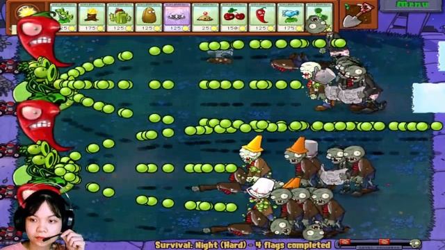 Plants vs Zombies Hack( BEST GAME): 99 Threepeater vs 99 Garrgantuar смотреть онлайн