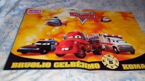 Cars Magazine With Lightning Mcqueen/Журнал тачки с машинкой Молния Маккуин 2009 год 9 выпуск
