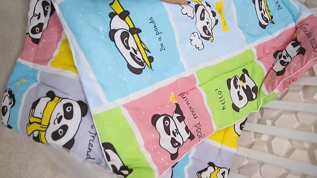 Детское одеяло для новорожденных 105х140, 100% хлопок, Всесезонное, Лебяжий пух. смотреть онлайн