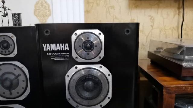 Виниловый проигрыватель Yamaha YP-D7 & Yamaha NS 700X. Краткий обзор. смотреть онлайн