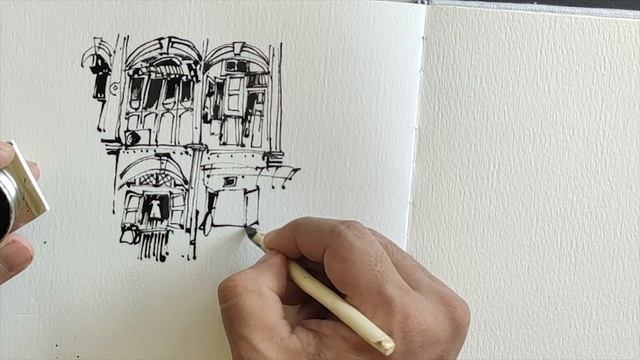 Yangon UrbanSketch#1. Draw with Twig And Ink . смотреть онлайн