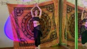 Бесплатный видео урок Трайбл Фьюжн для начинающих / Разбор связки / tribal fusion free class