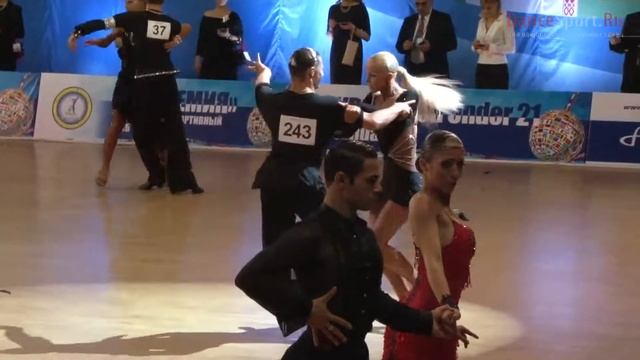 Yury Simachev - Anastasia Klokotova, 1/4 Samba смотреть онлайн