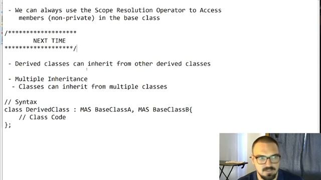 CS 202 - 1006 - F21 - Inheritance смотреть онлайн