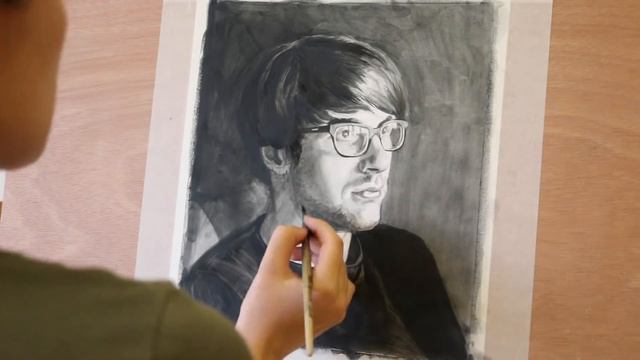 Как Рисовать ПОРТРЕТ Соусом / How to Draw a Man смотреть онлайн