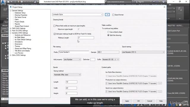 Create a custom iso style in autocad plant 3d смотреть онлайн