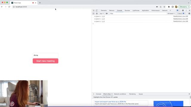 Refactor react WebRTC app смотреть онлайн