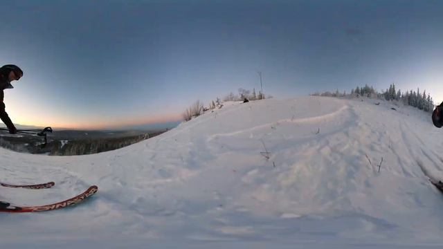 Гора Белая, 26.11.2022, Полторашка 1С, до открытия, много камней, 360 смотреть онлайн