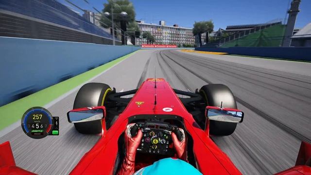 Driving Fernando Alonso's 2012 Ferrari F1 in Valencia смотреть онлайн