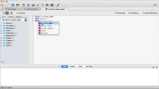 Valentina Studio Pro Feature: SQL auto completion for table alias смотреть онлайн