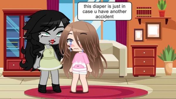 Treated like a baby by robot/gacha club/ tlab