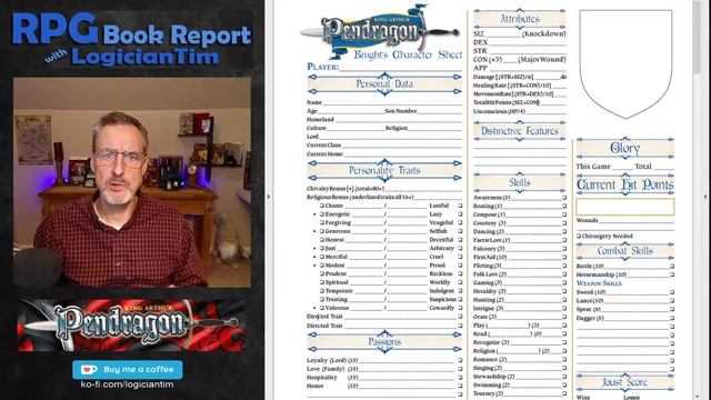 Pendragon - Character Creation! смотреть онлайн