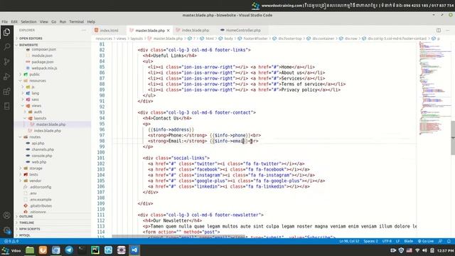 How to read company to front end in website laravel смотреть онлайн