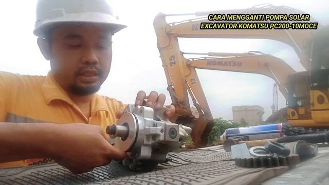 Tutorial Mengganti Pompa solar Injection Komatsu PC200-10M0CE_ANTI GAGAL_Langsung di Unitnya смотреть онлайн