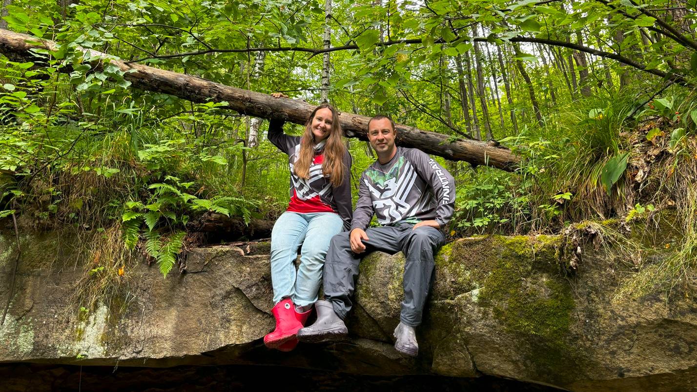 Местные локации. Прохват с друзьями на квадроцикле CF Moto 400L