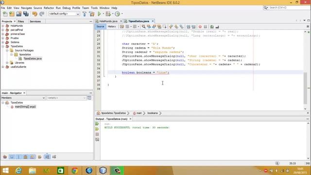 tipos de datos Boolean en java parte 3 смотреть онлайн