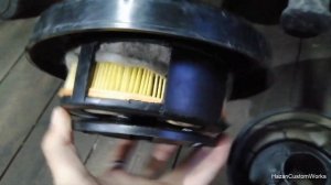 Фильтр на мотоцикл Урал.