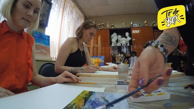 Художественная Art - студия Vailet. Рисование мокрым способом! смотреть онлайн