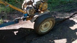 Покатушки на мотоблоке