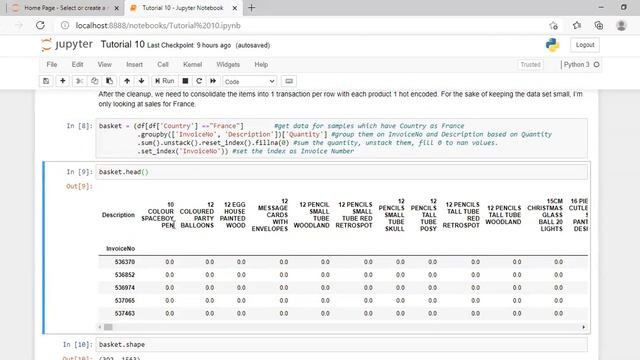 (Tutorial 10) Market Basket Analysis using Apriori Algorithm смотреть онлайн
