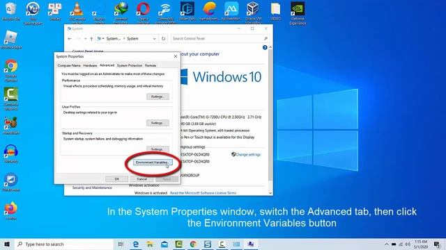 How to set the path and environment variables in Windows 10 смотреть онлайн